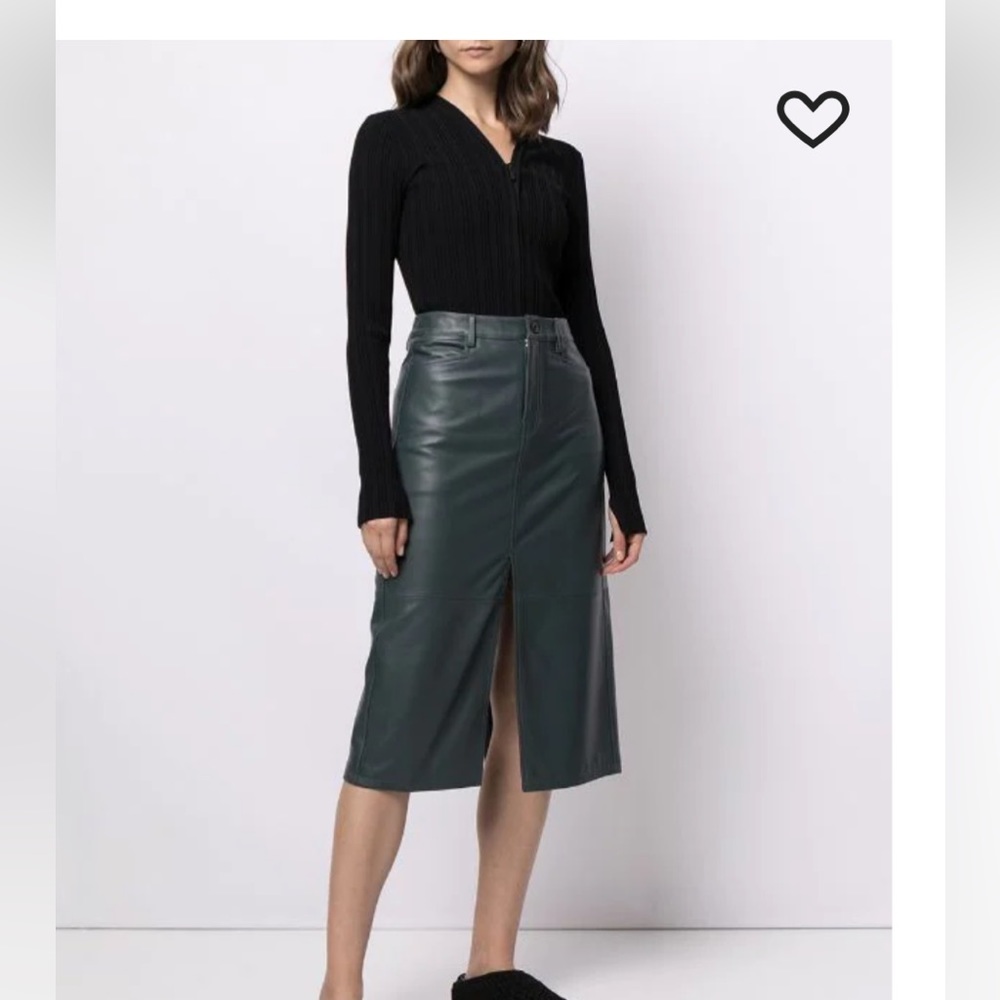 Gorgeous Proenza Schouler leather skirt